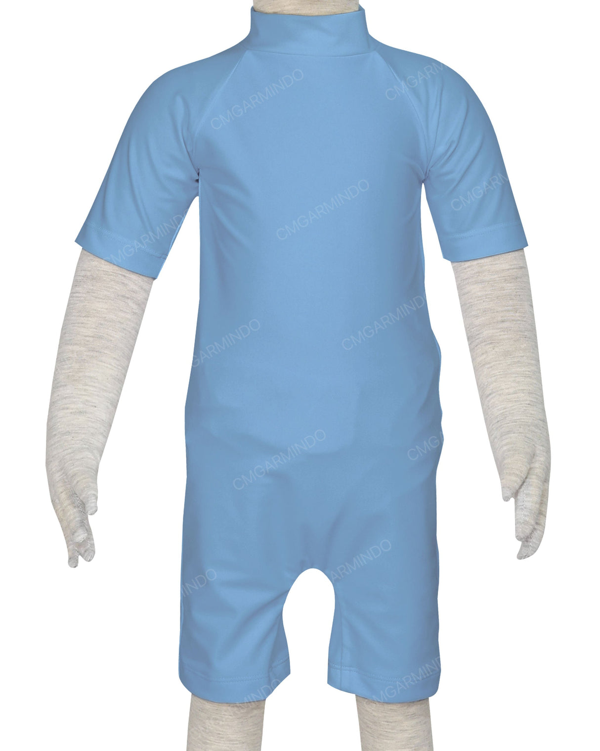 Short Sleeve Zip Back Full Rashie