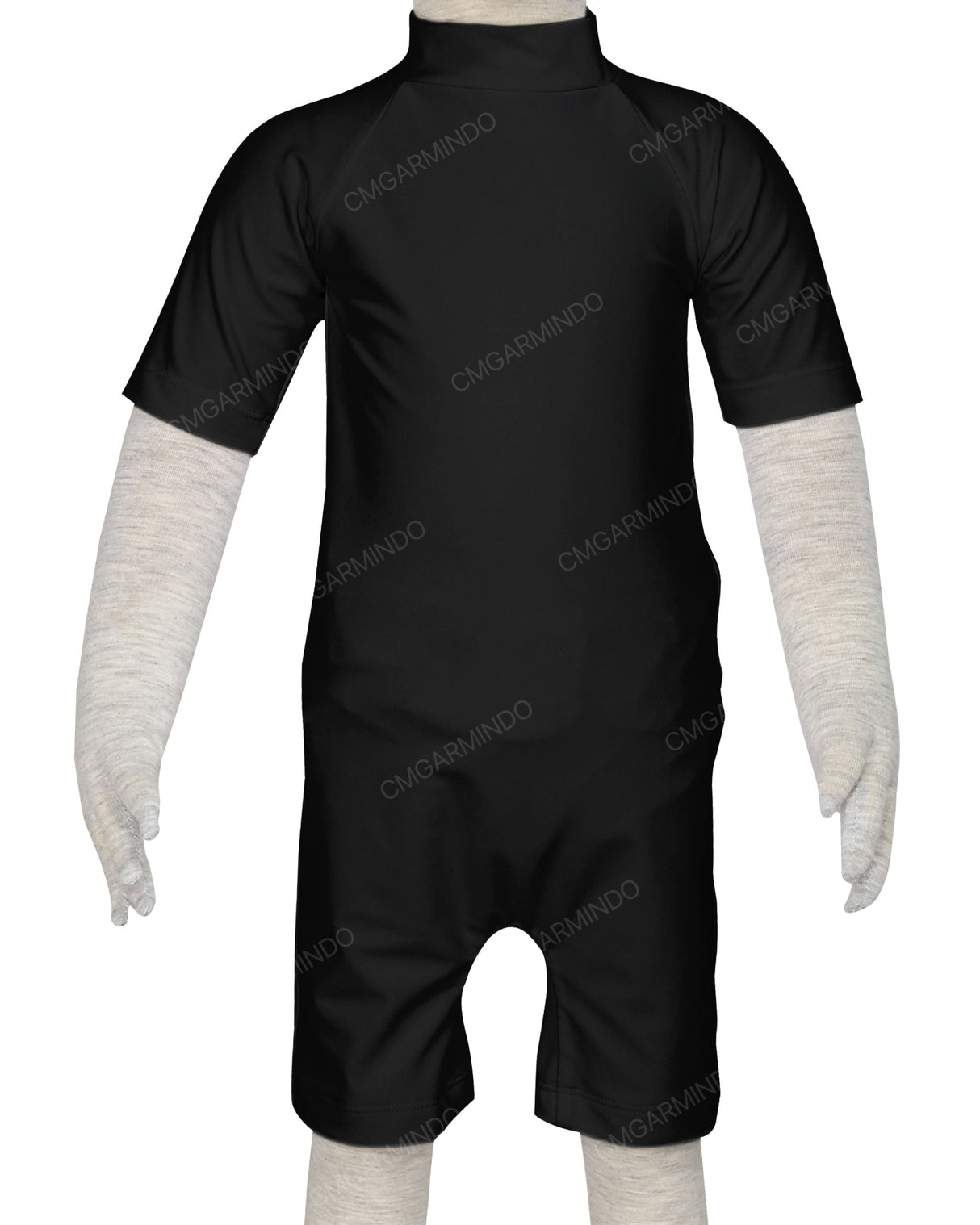Short Sleeve Zip Back Full Rashie