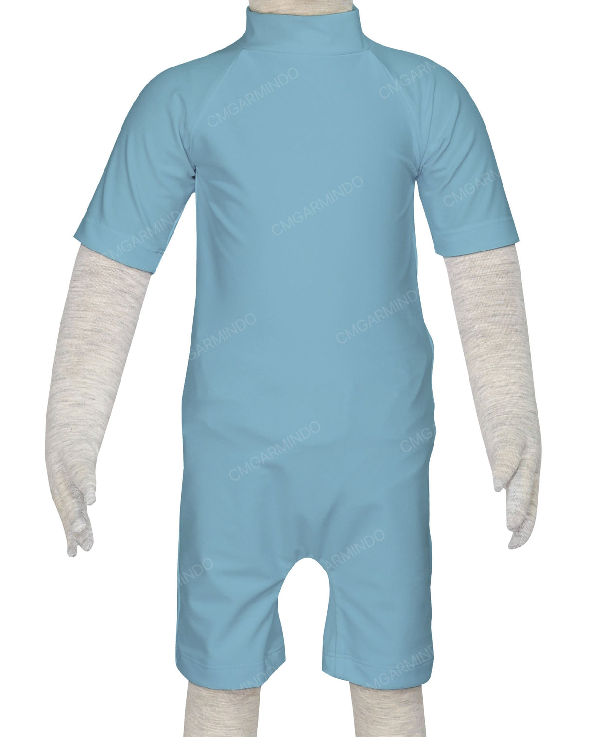 Short Sleeve Zip Back Full Rashie