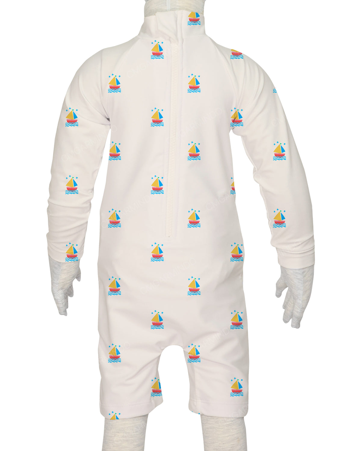 Long Sleeve Zip Back Full Rashie