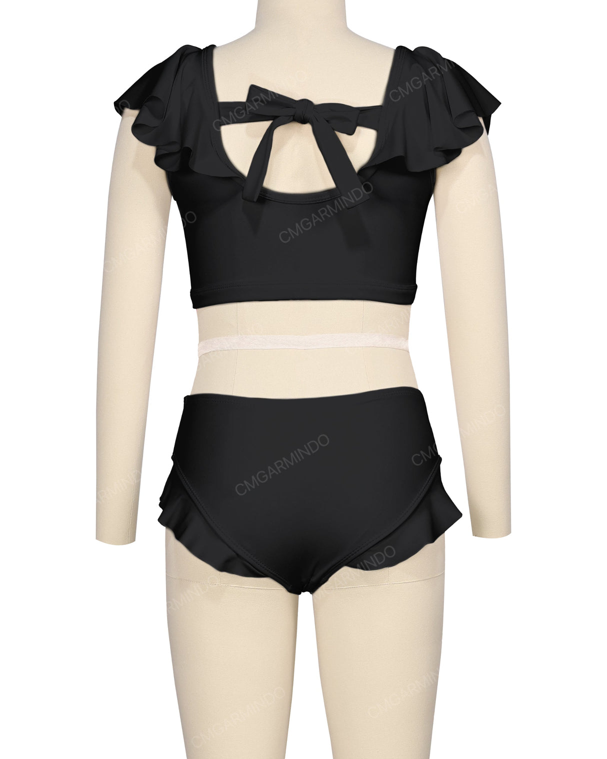 Frill Leg Bikini Bottom