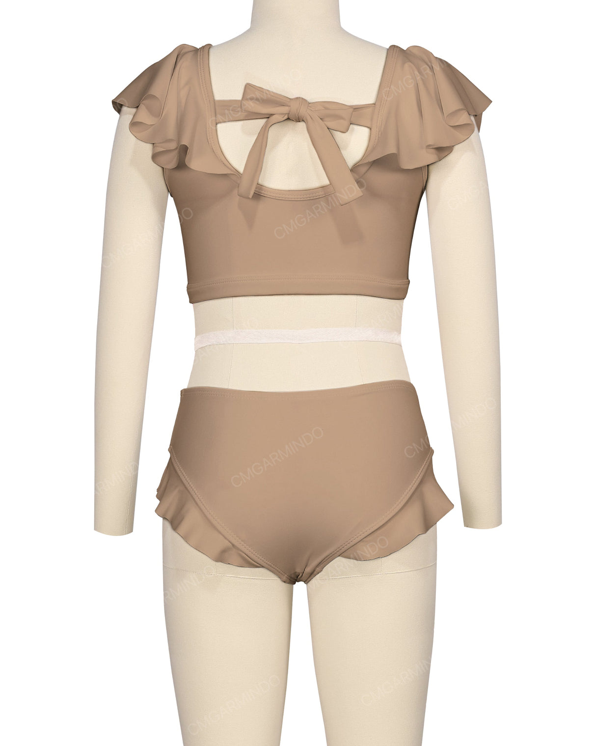 Frill Leg Bikini Bottom