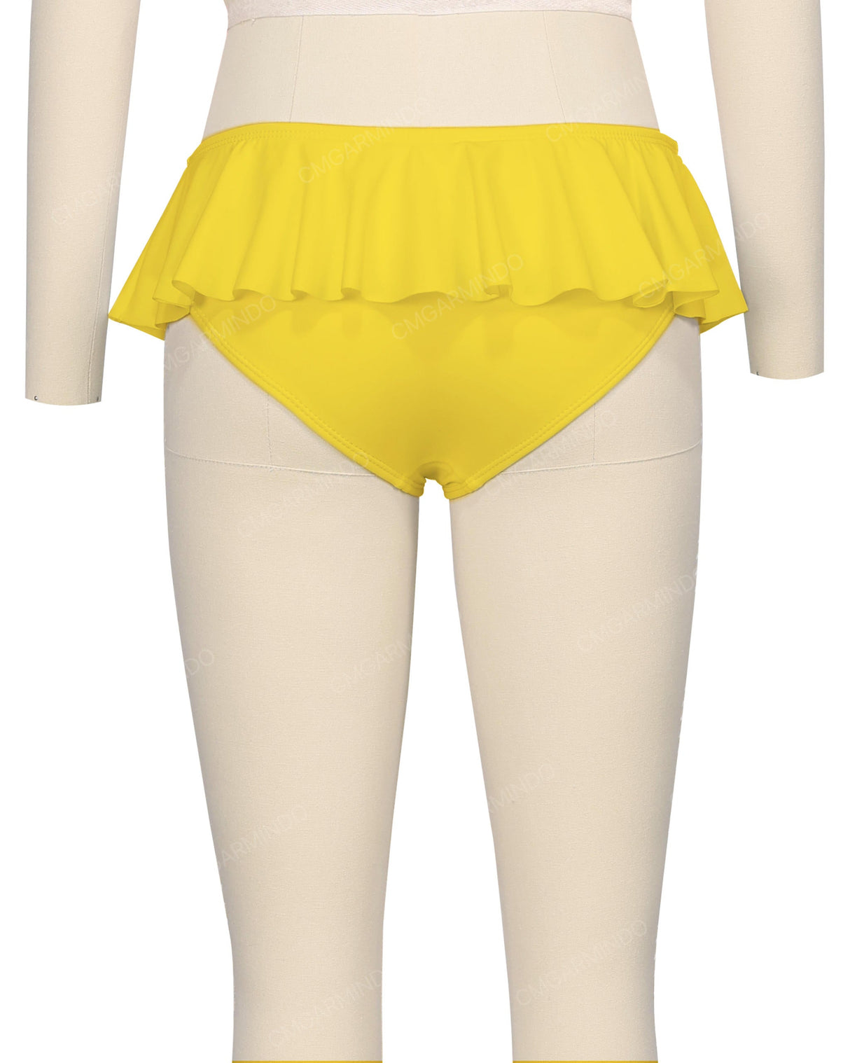 Frill Waist Bikini Bottom