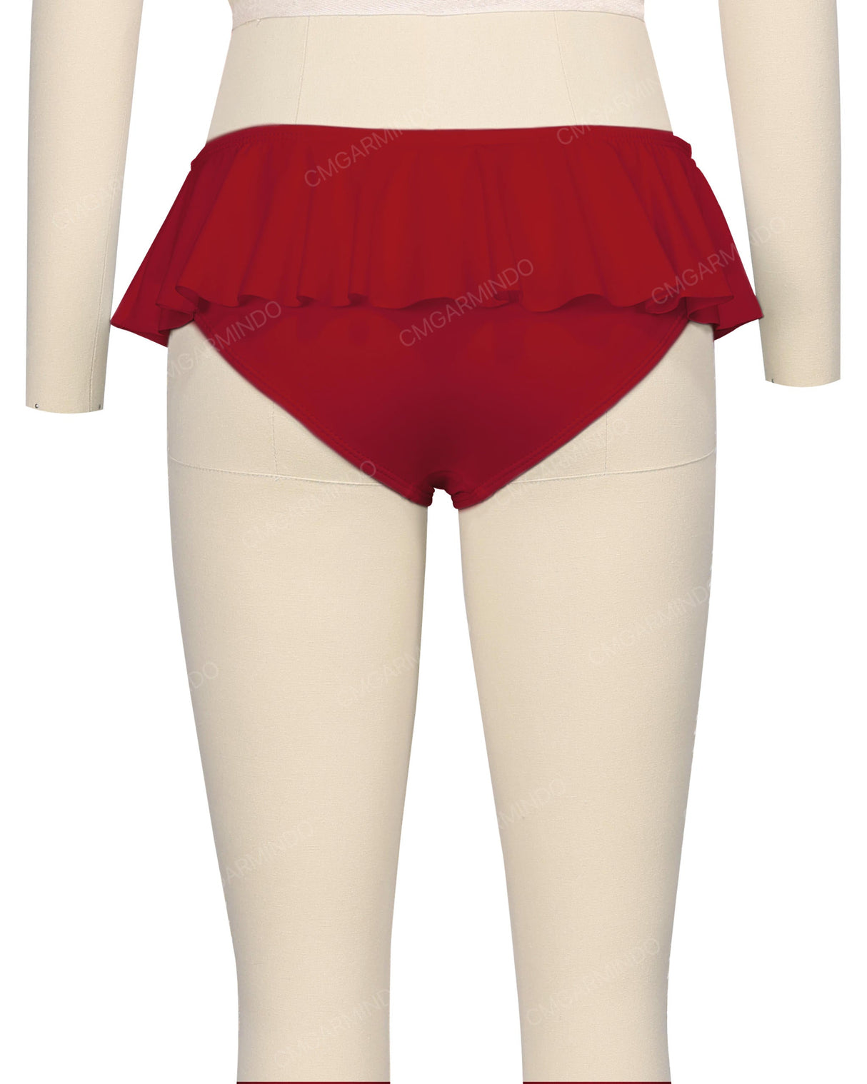 Frill Waist Bikini Bottom