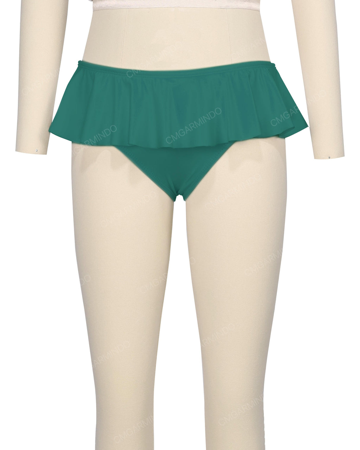 Frill Waist Bikini Bottom