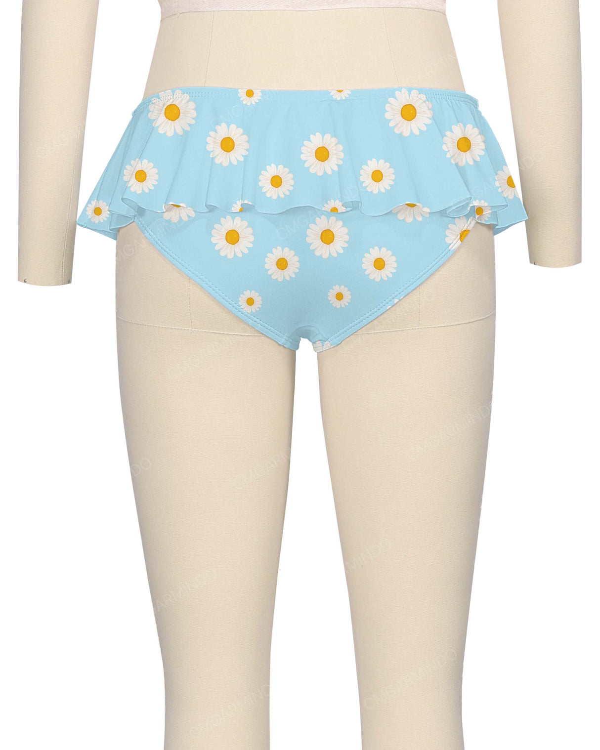 Frill Waist Bikini Bottom