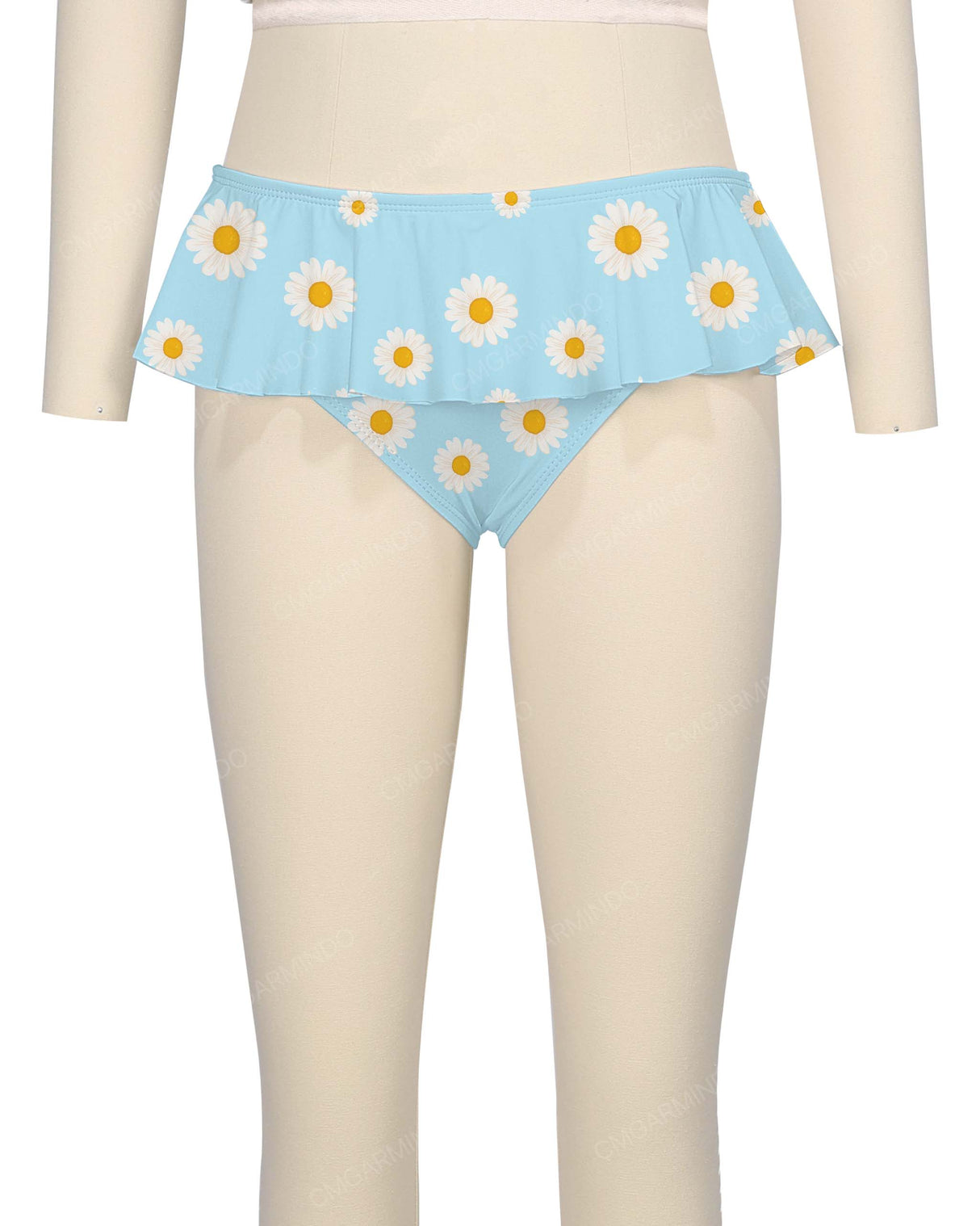 Frill Waist Bikini Bottom