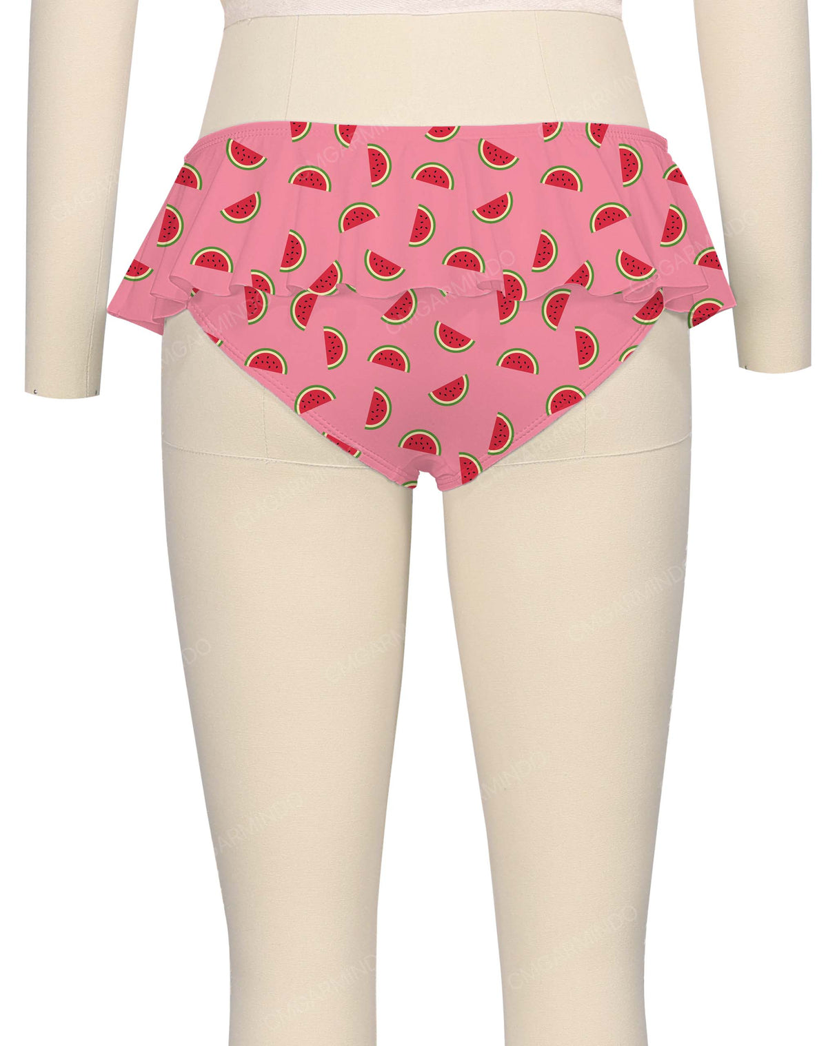 Frill Waist Bikini Bottom