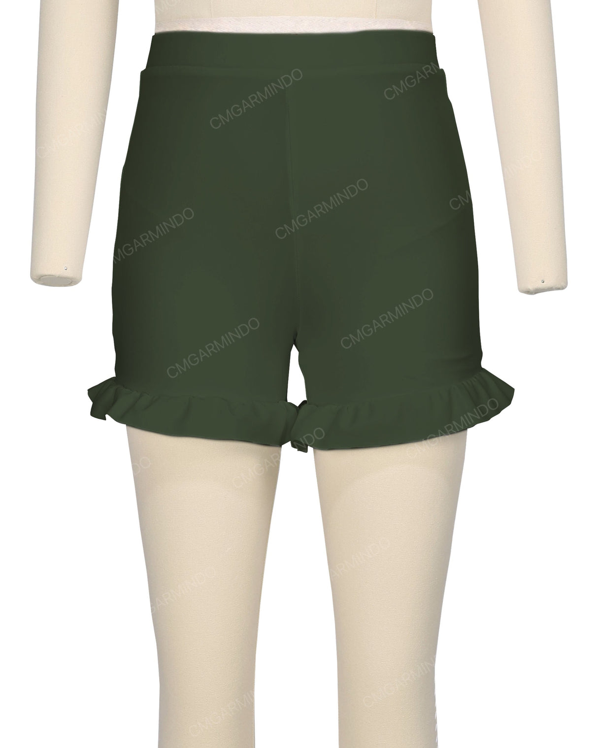 Frill Hem Swim Shorts
