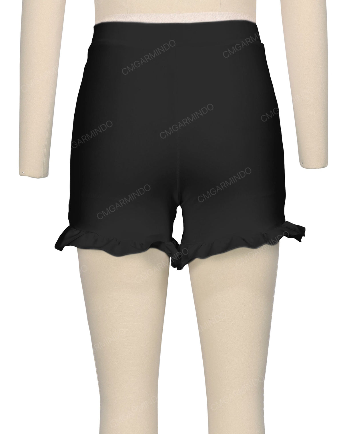 Frill Hem Swim Shorts