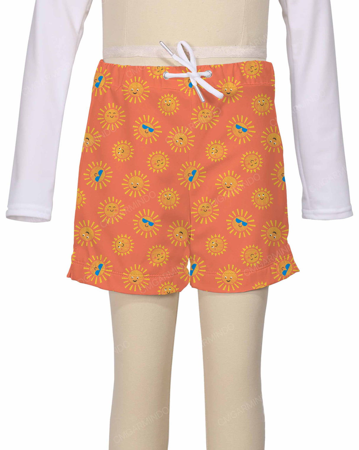 Side Slit Swim Trunks