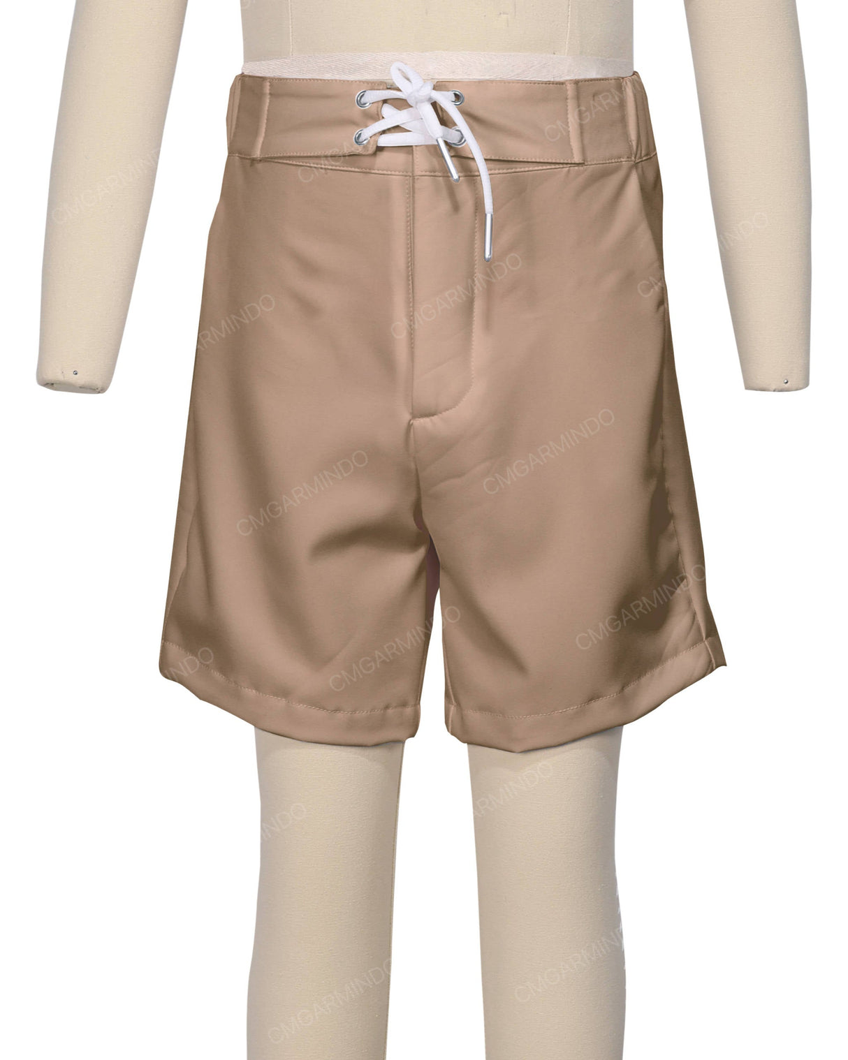 Fixed Front Elastic Back Boardshorts