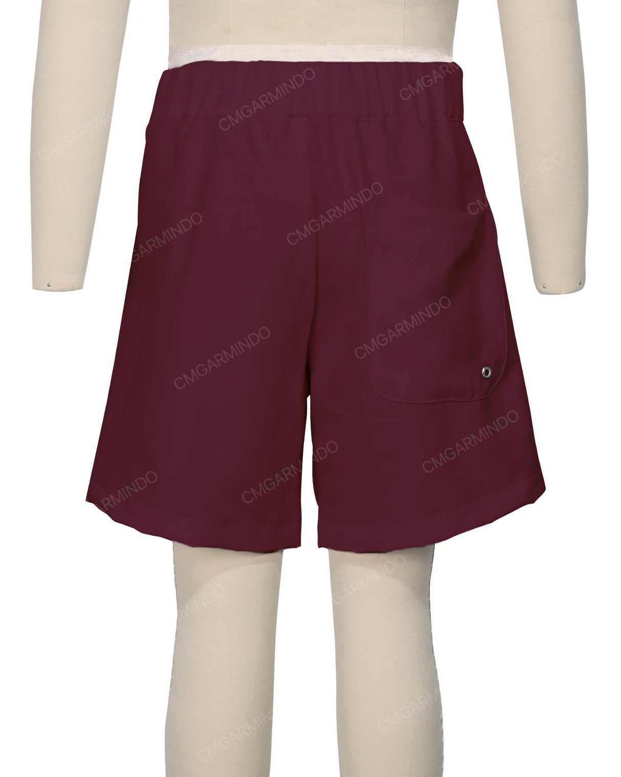 Fixed Front Elastic Back Boardshorts
