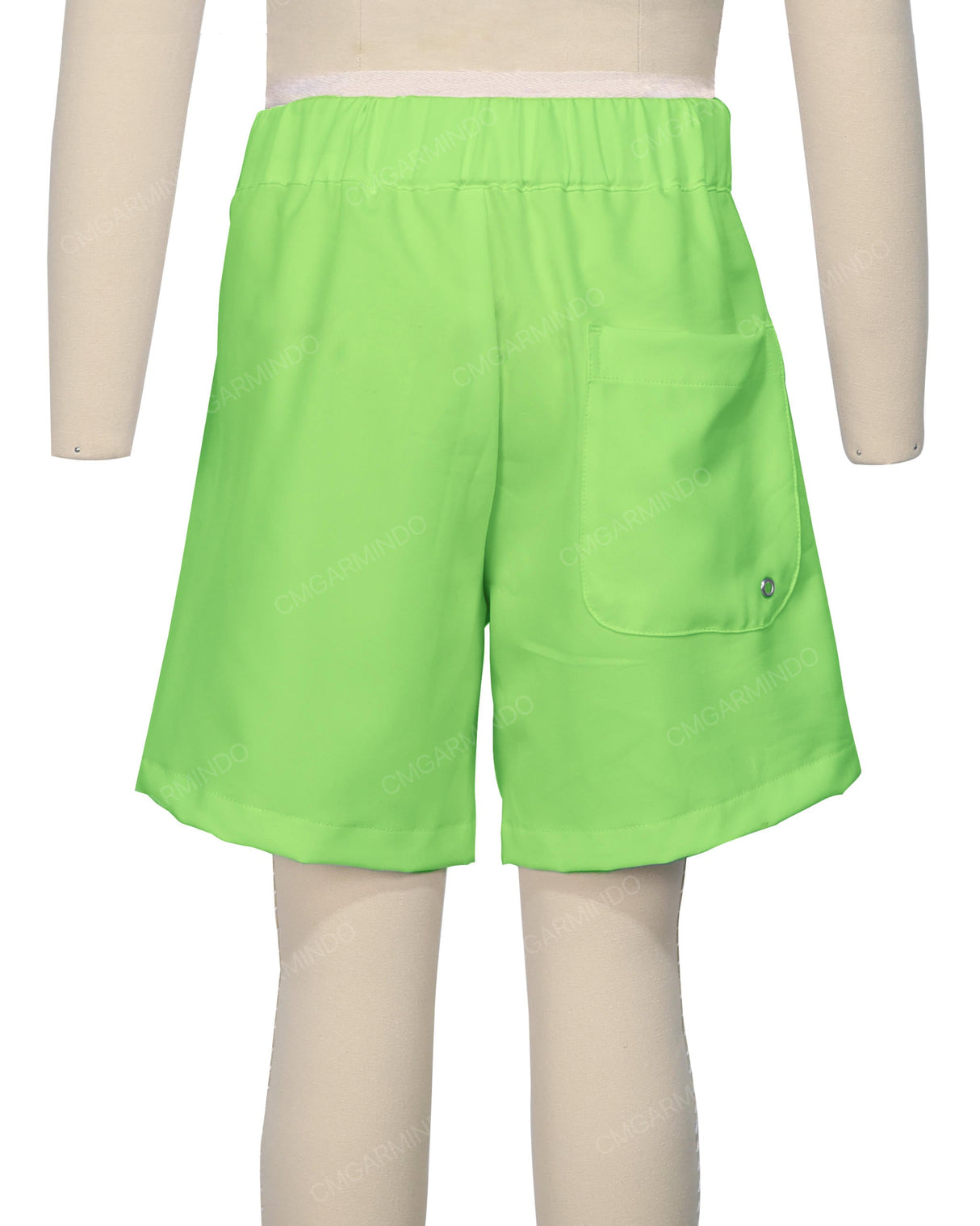 Fixed Front Elastic Back Boardshorts