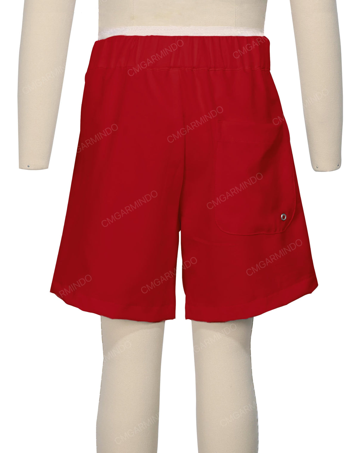 Fixed Front Elastic Back Boardshorts