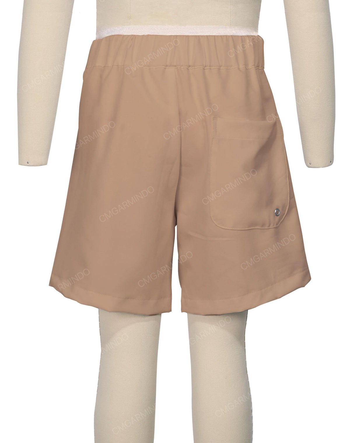 Fixed Front Elastic Back Boardshorts