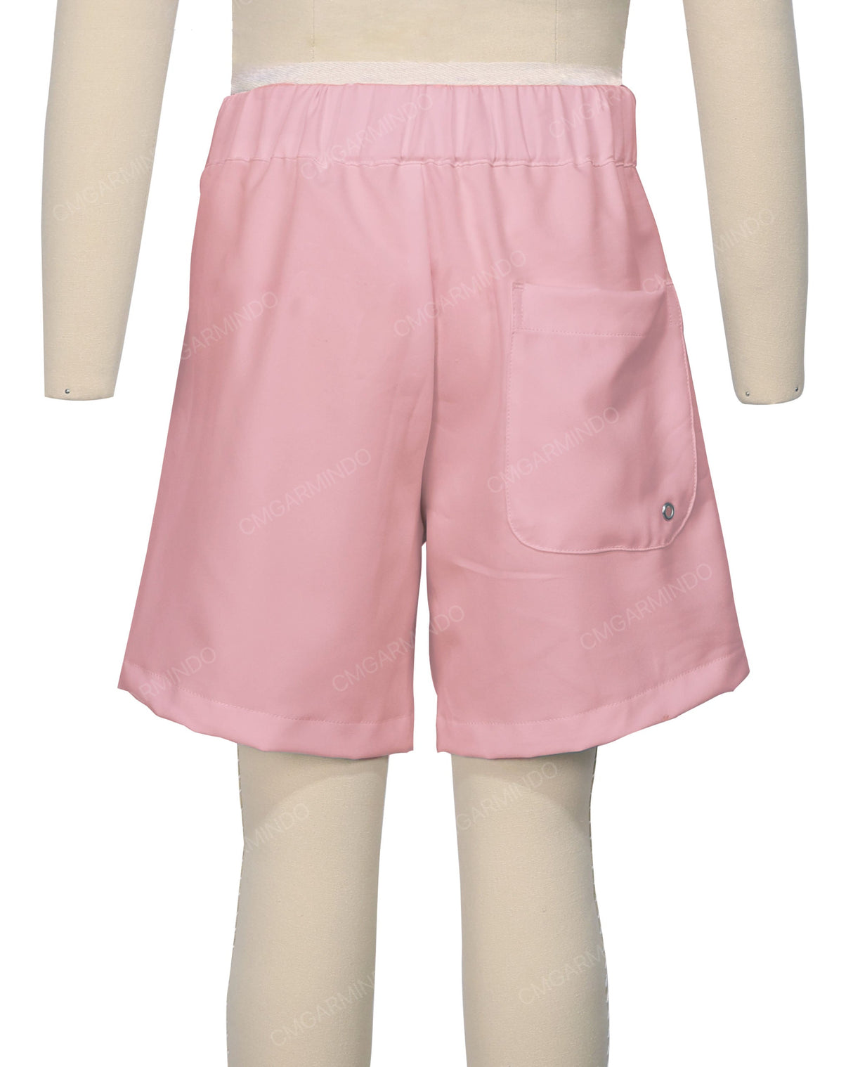 Fixed Front Elastic Back Boardshorts