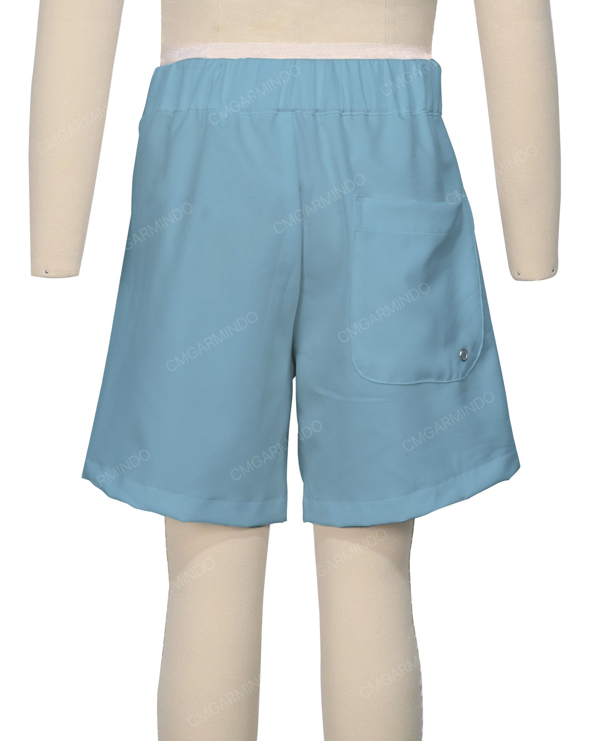 Fixed Front Elastic Back Boardshorts