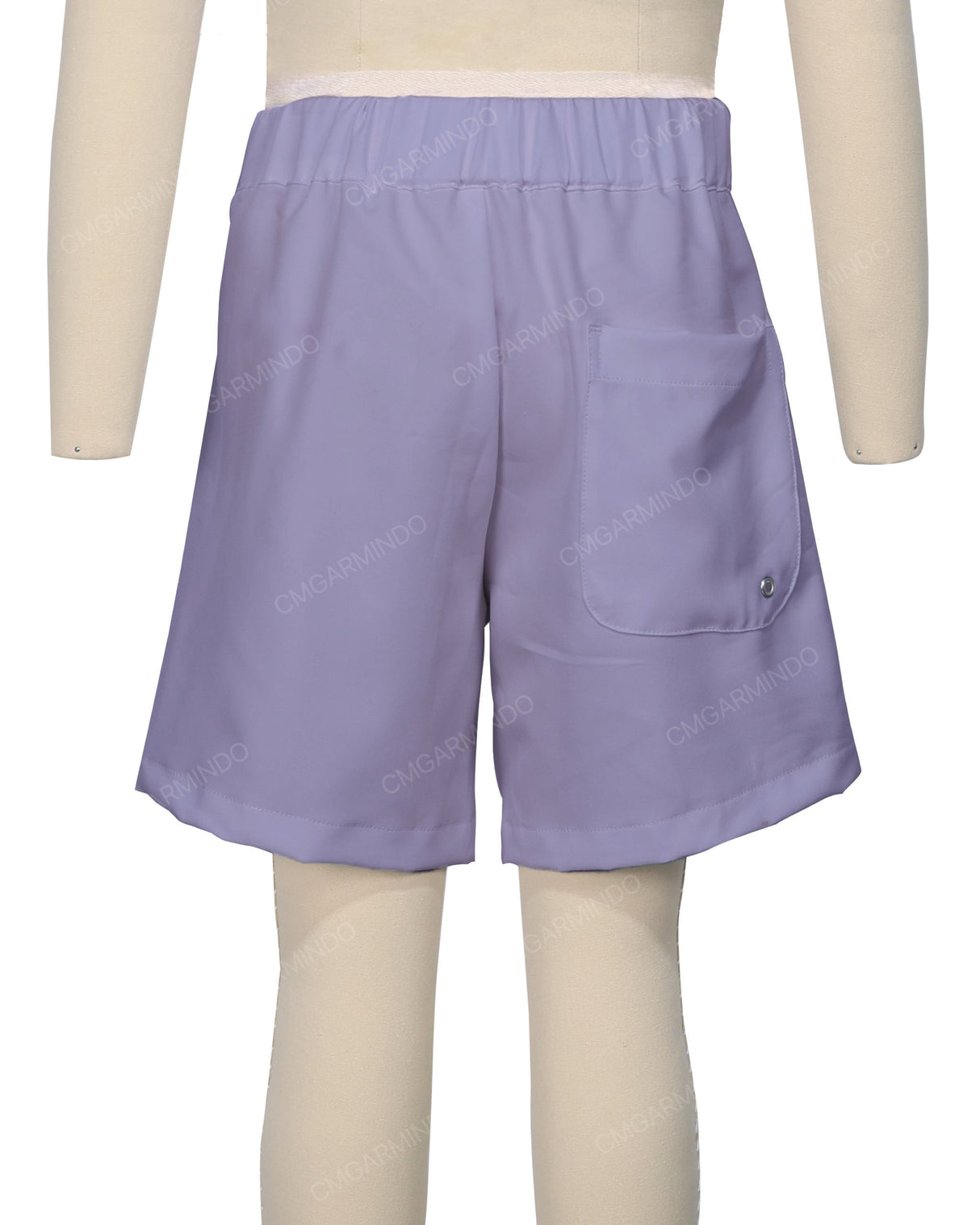 Fixed Front Elastic Back Boardshorts