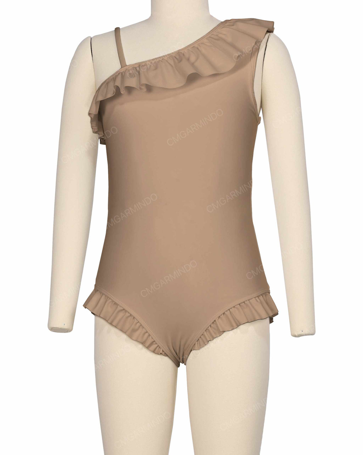 Ruffle Front One Piece