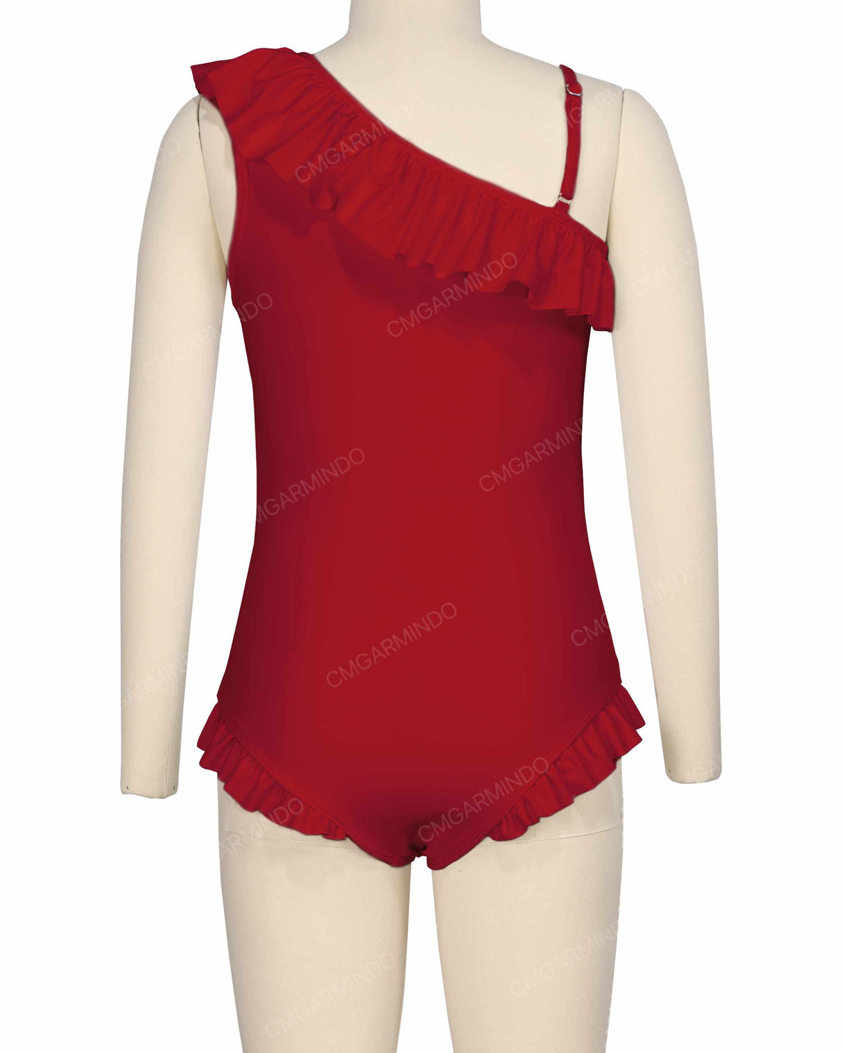 Ruffle Front One Piece