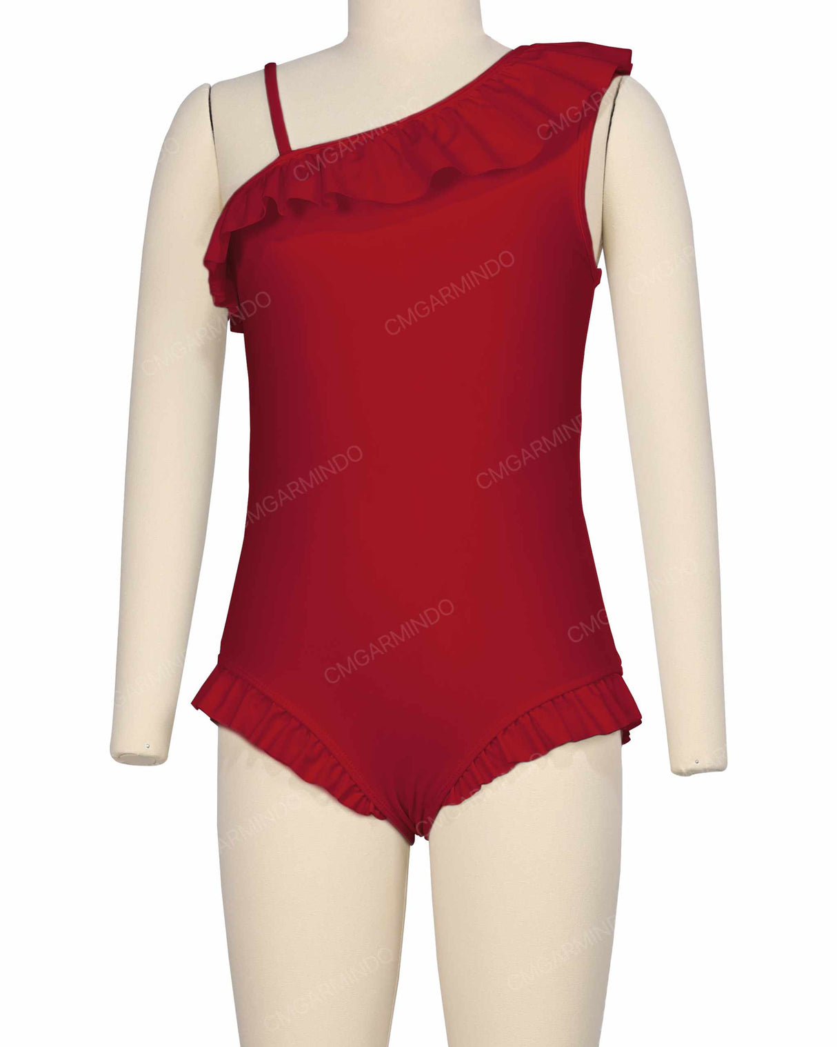 Ruffle Front One Piece