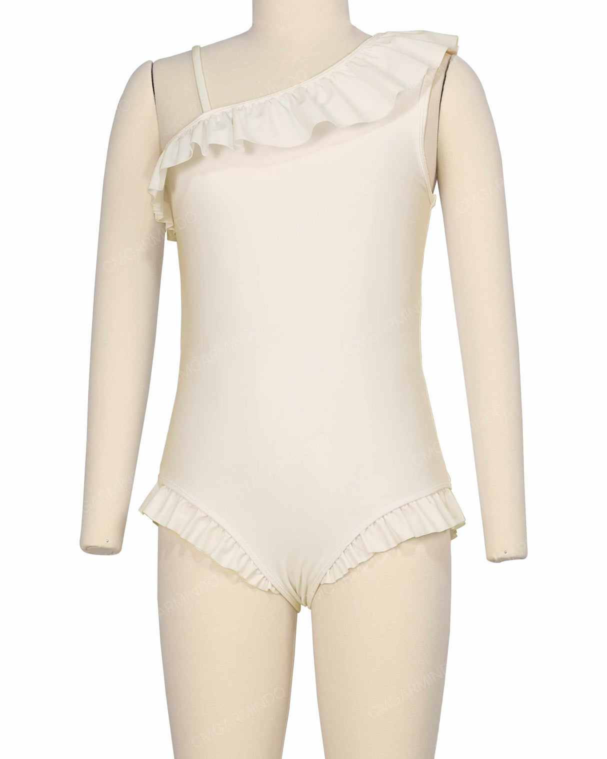 Ruffle Front One Piece