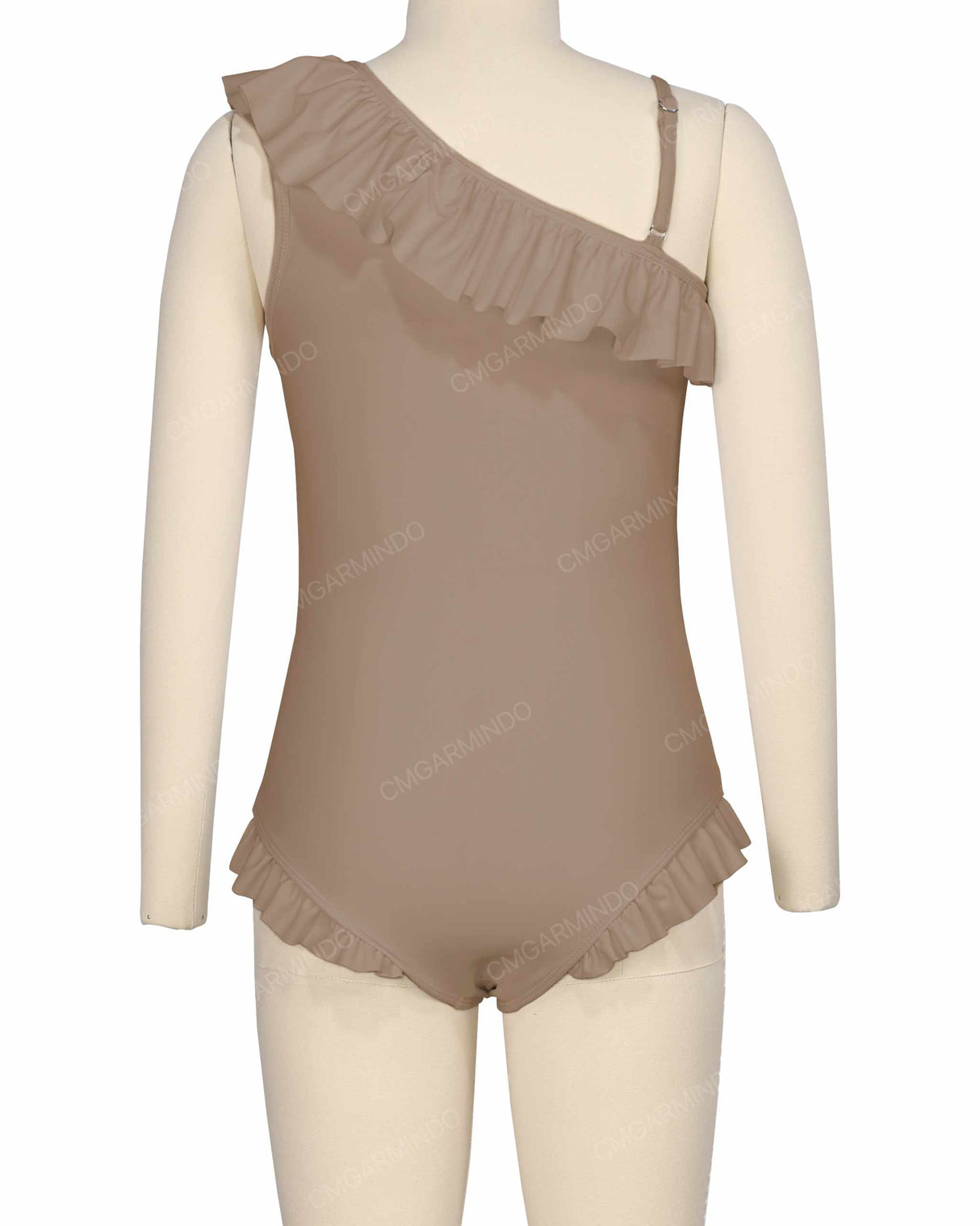 Ruffle Front One Piece