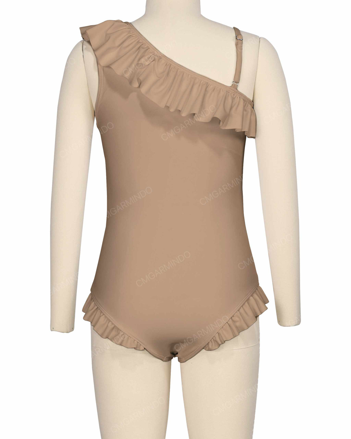 Ruffle Front One Piece