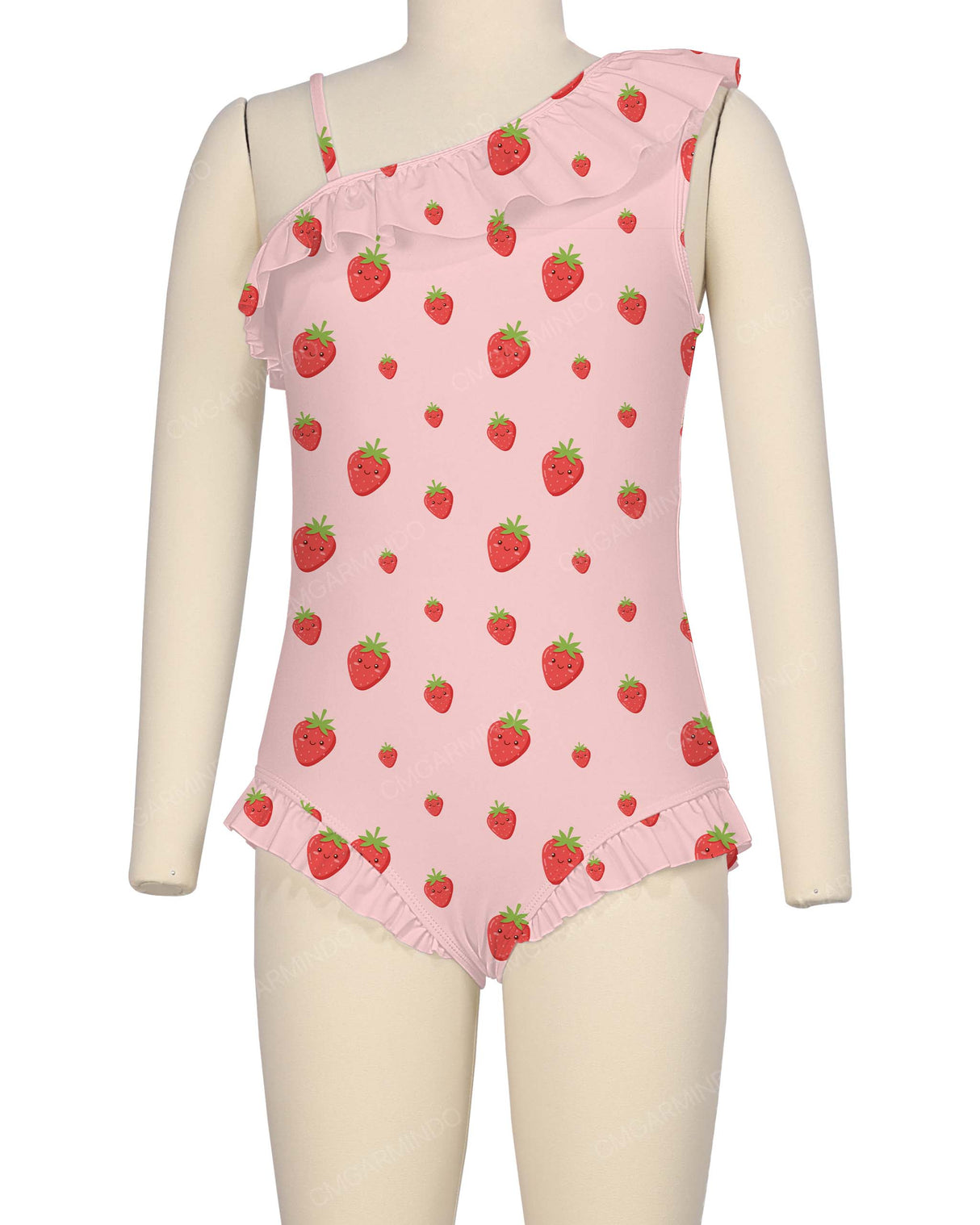 Ruffle Front One Piece