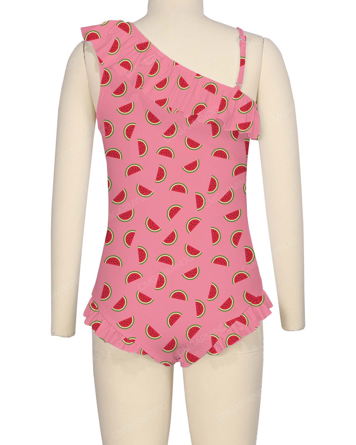 Ruffle Front One Piece