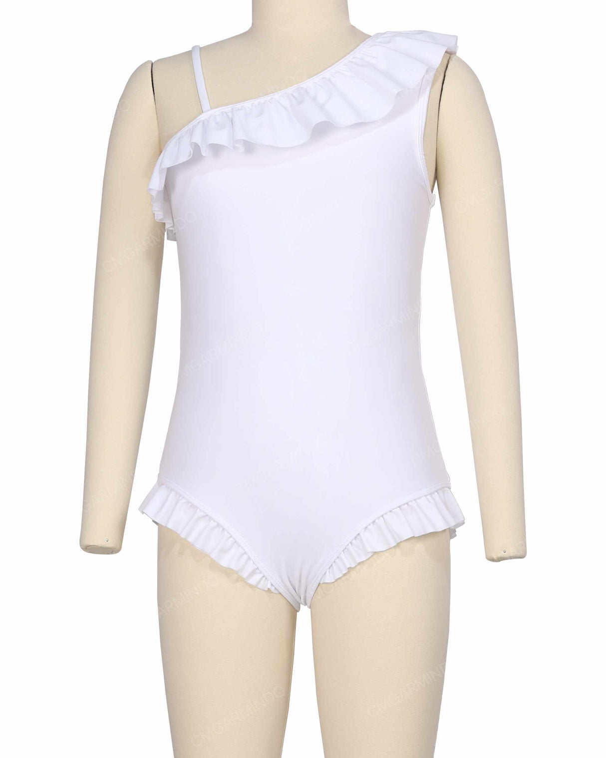 Ruffle Front One Piece