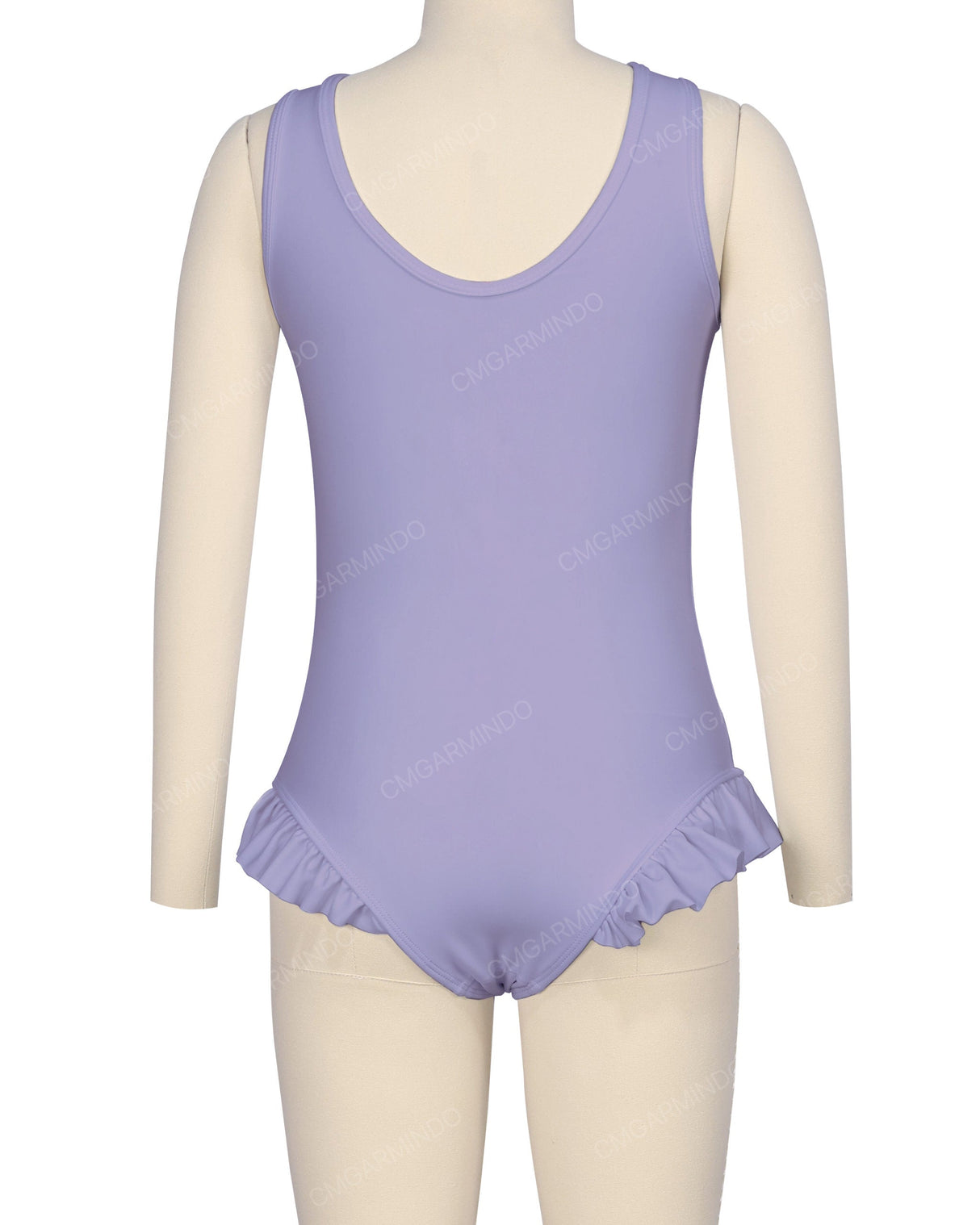 Frill Leg Scoop Back One Piece