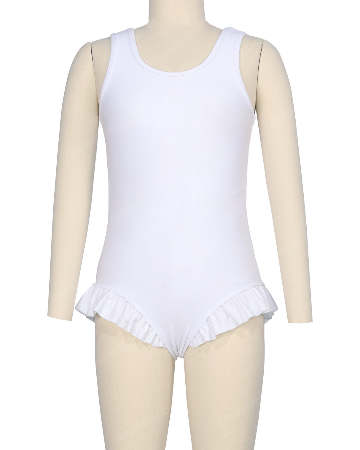 Frill Leg Scoop Back One Piece