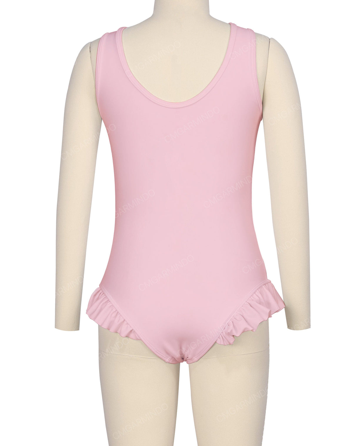 Frill Leg Scoop Back One Piece