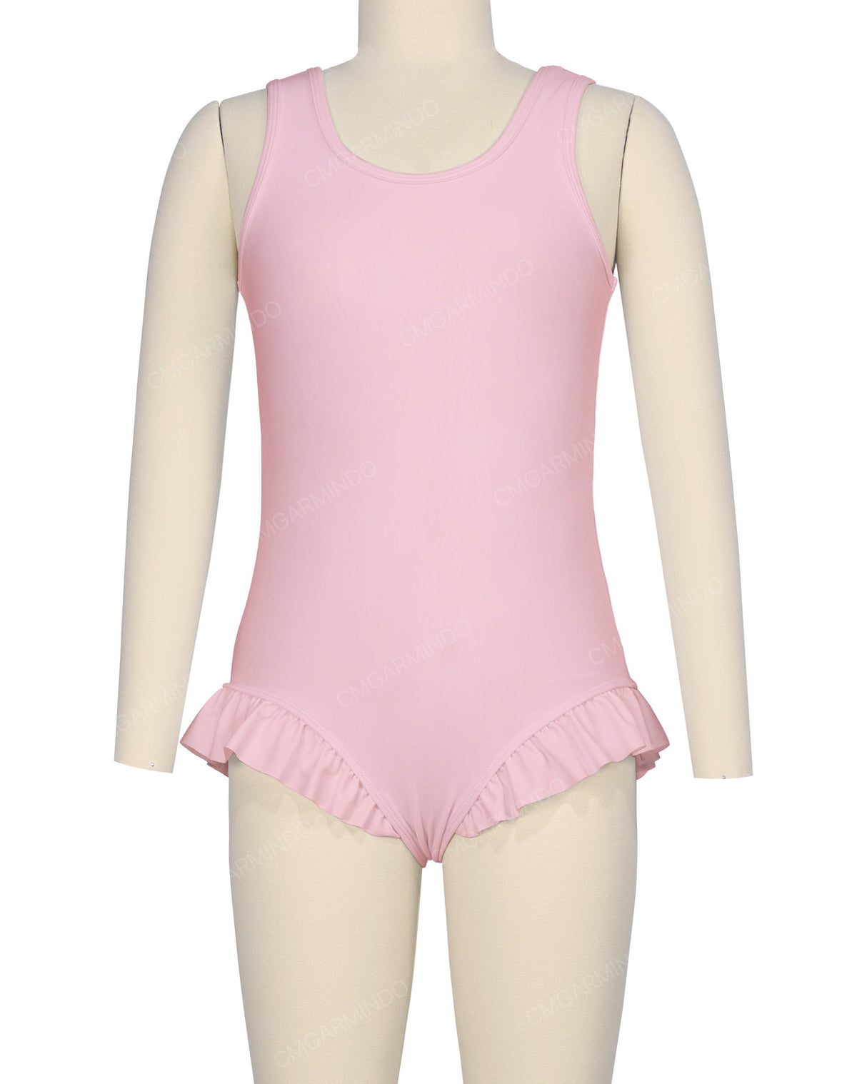 Frill Leg Scoop Back One Piece