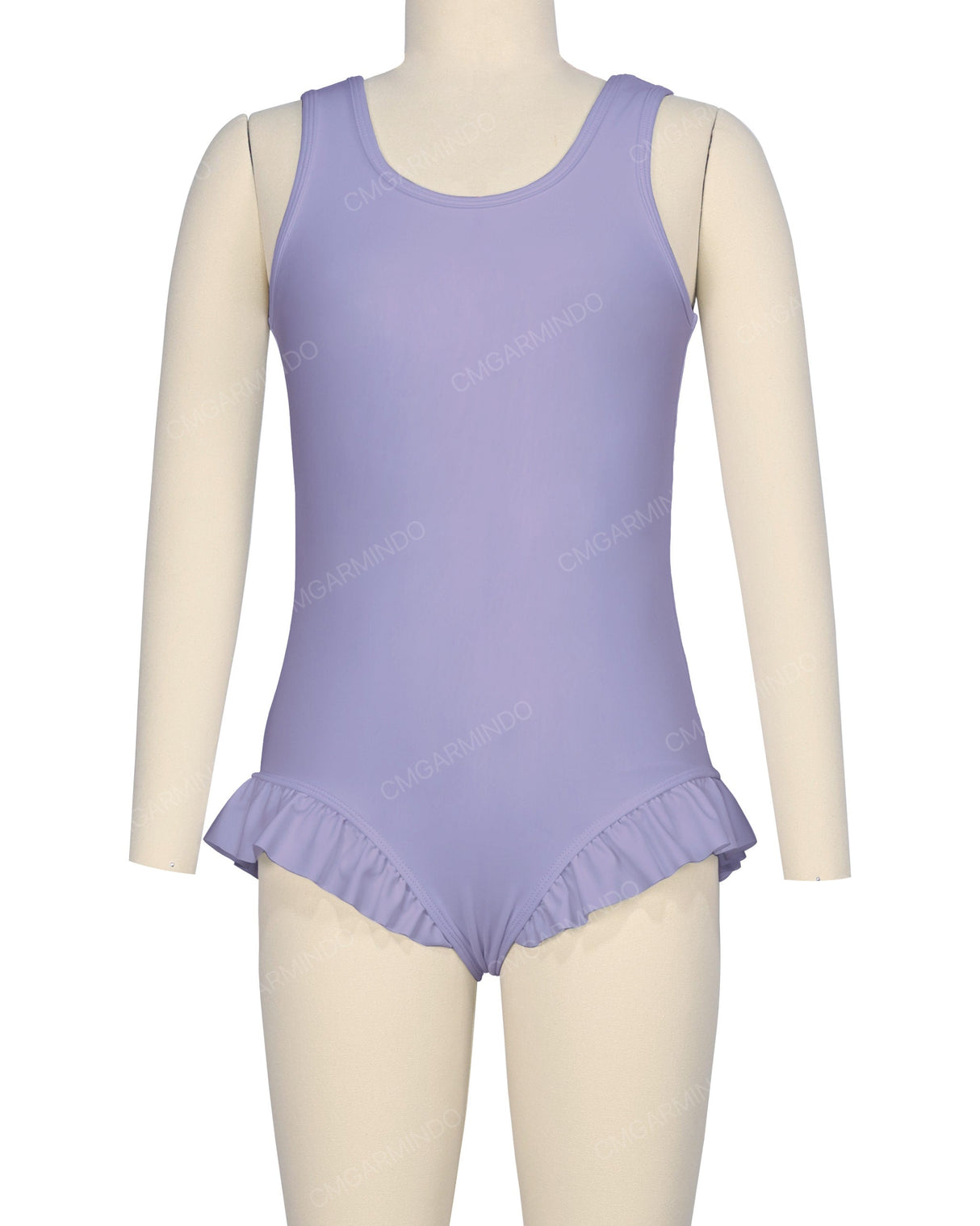 Frill Leg Scoop Back One Piece
