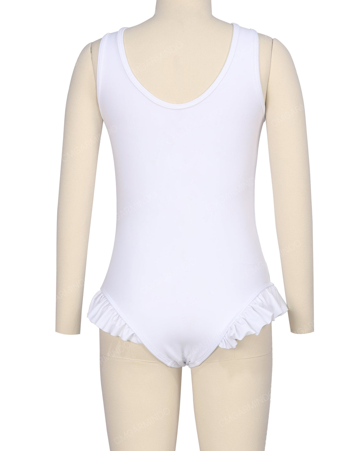 Frill Leg Scoop Back One Piece