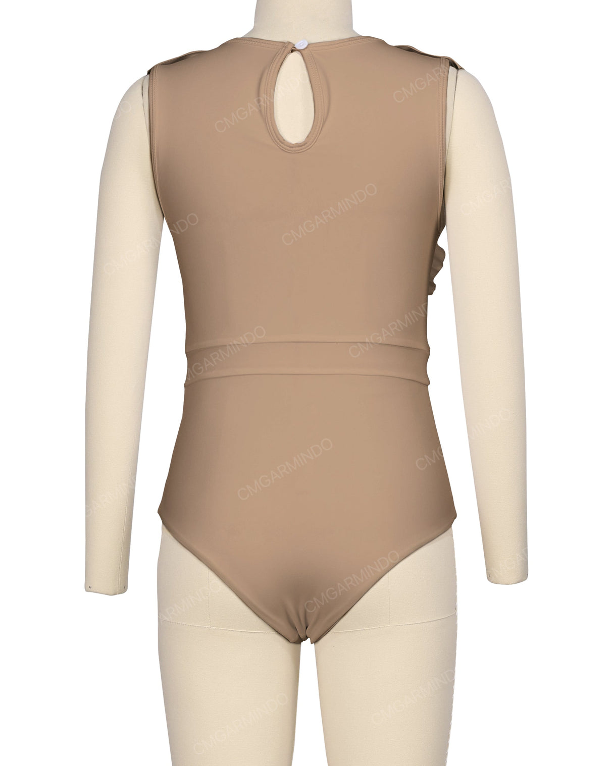 Sleeveless Frill One Piece
