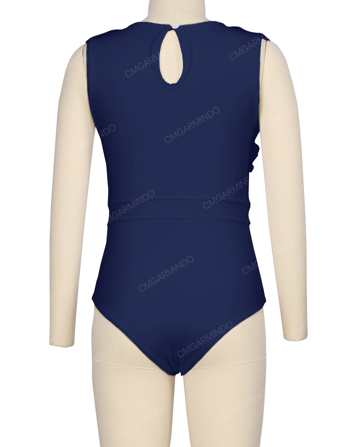 Sleeveless Frill One Piece