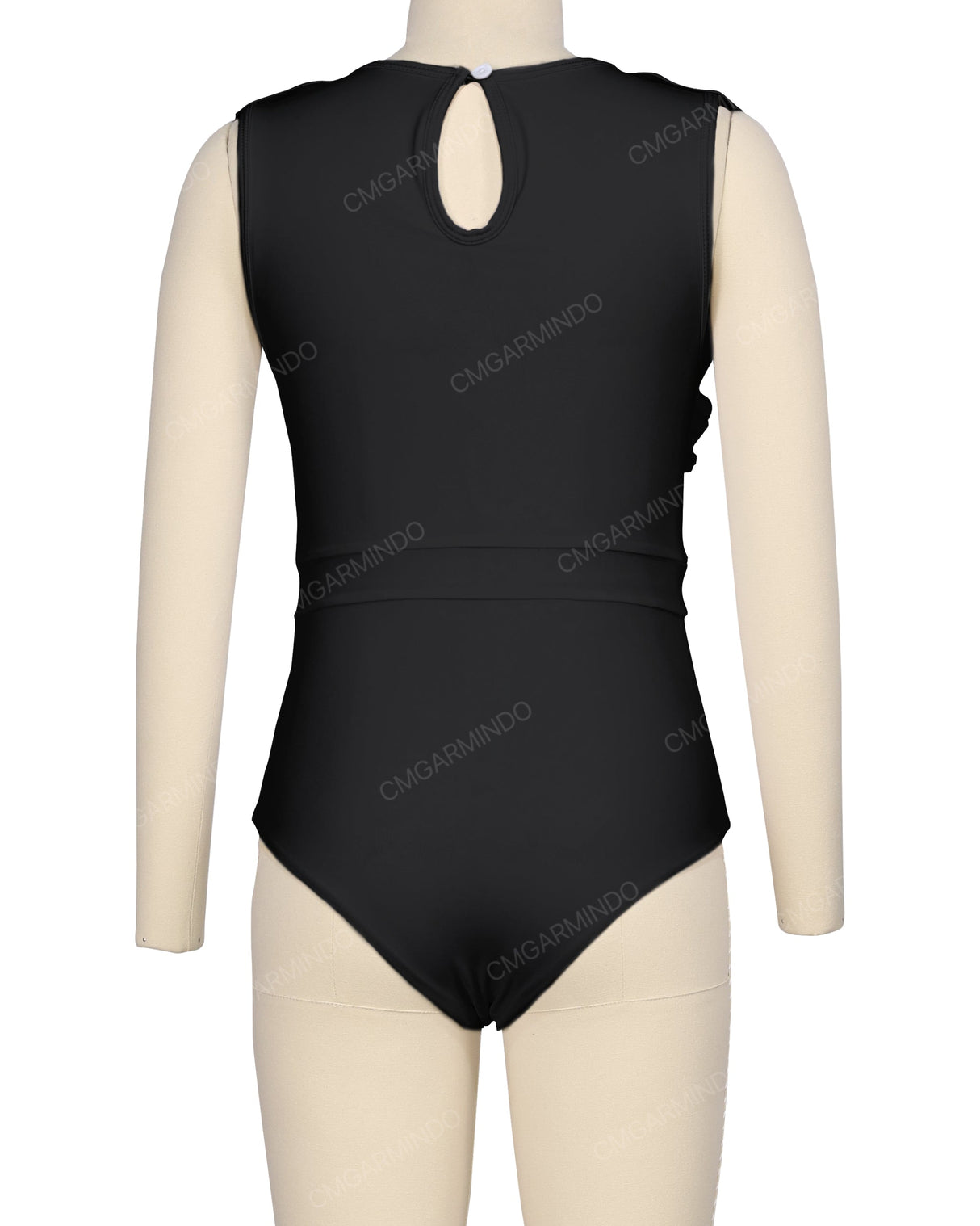 Sleeveless Frill One Piece
