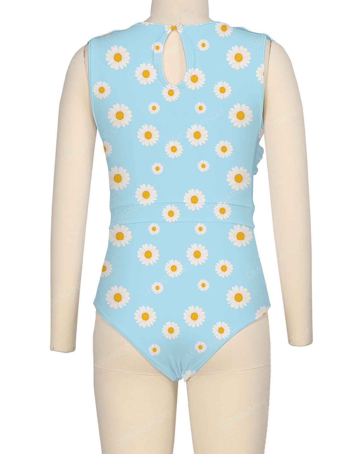 Sleeveless Frill One Piece