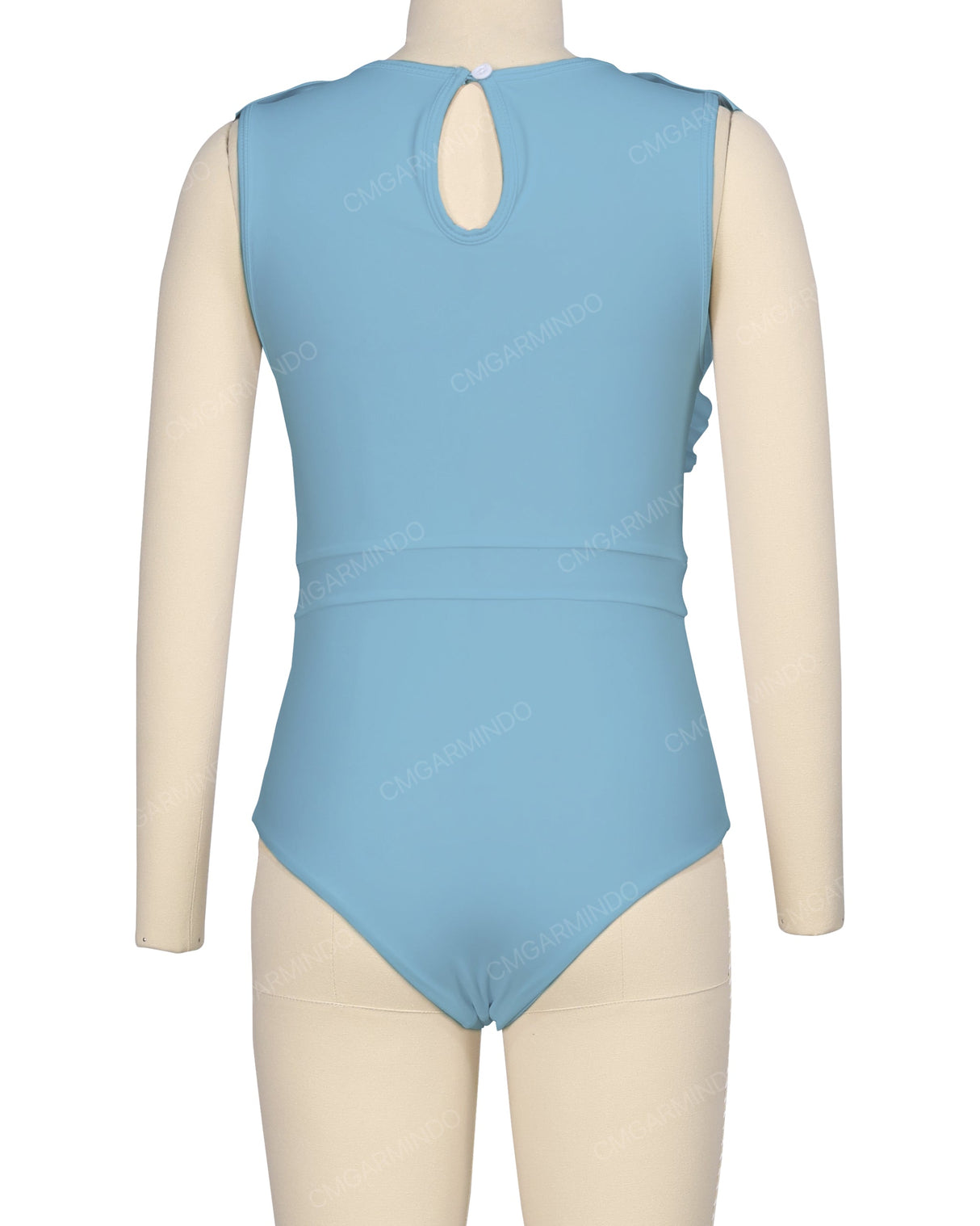Sleeveless Frill One Piece