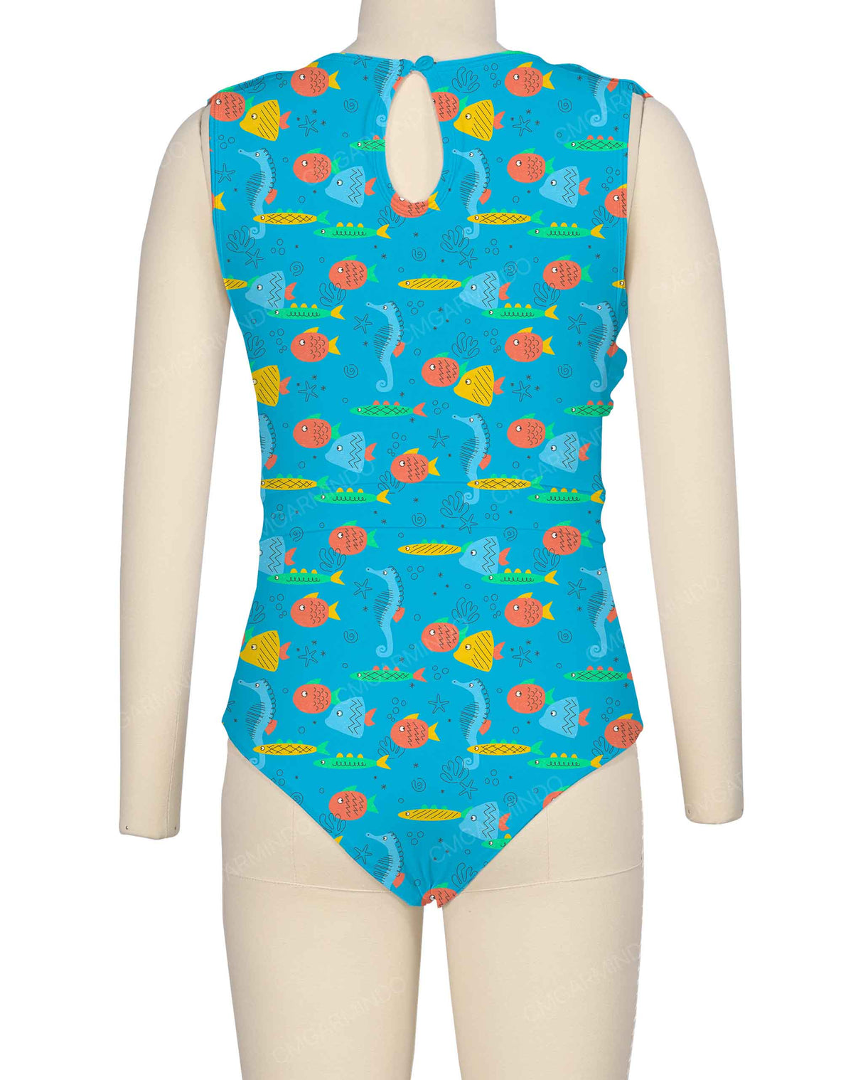 Sleeveless Frill One Piece
