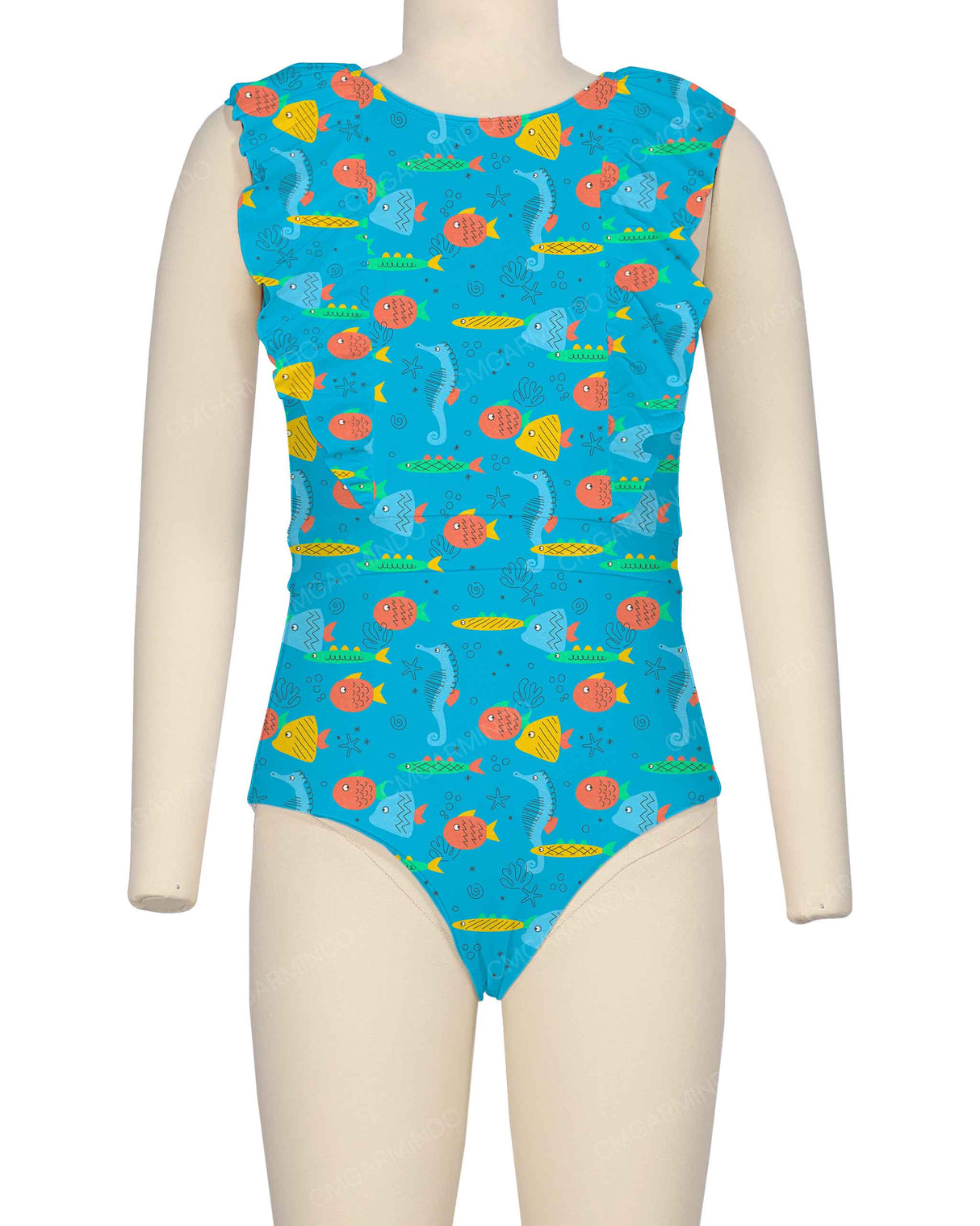 Sleeveless Frill One Piece