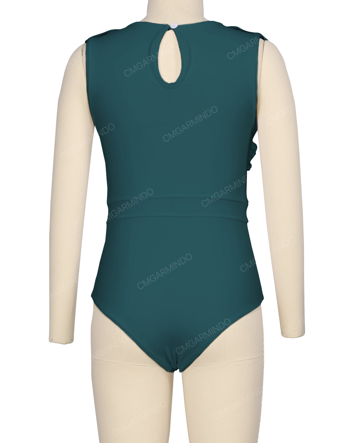 Sleeveless Frill One Piece