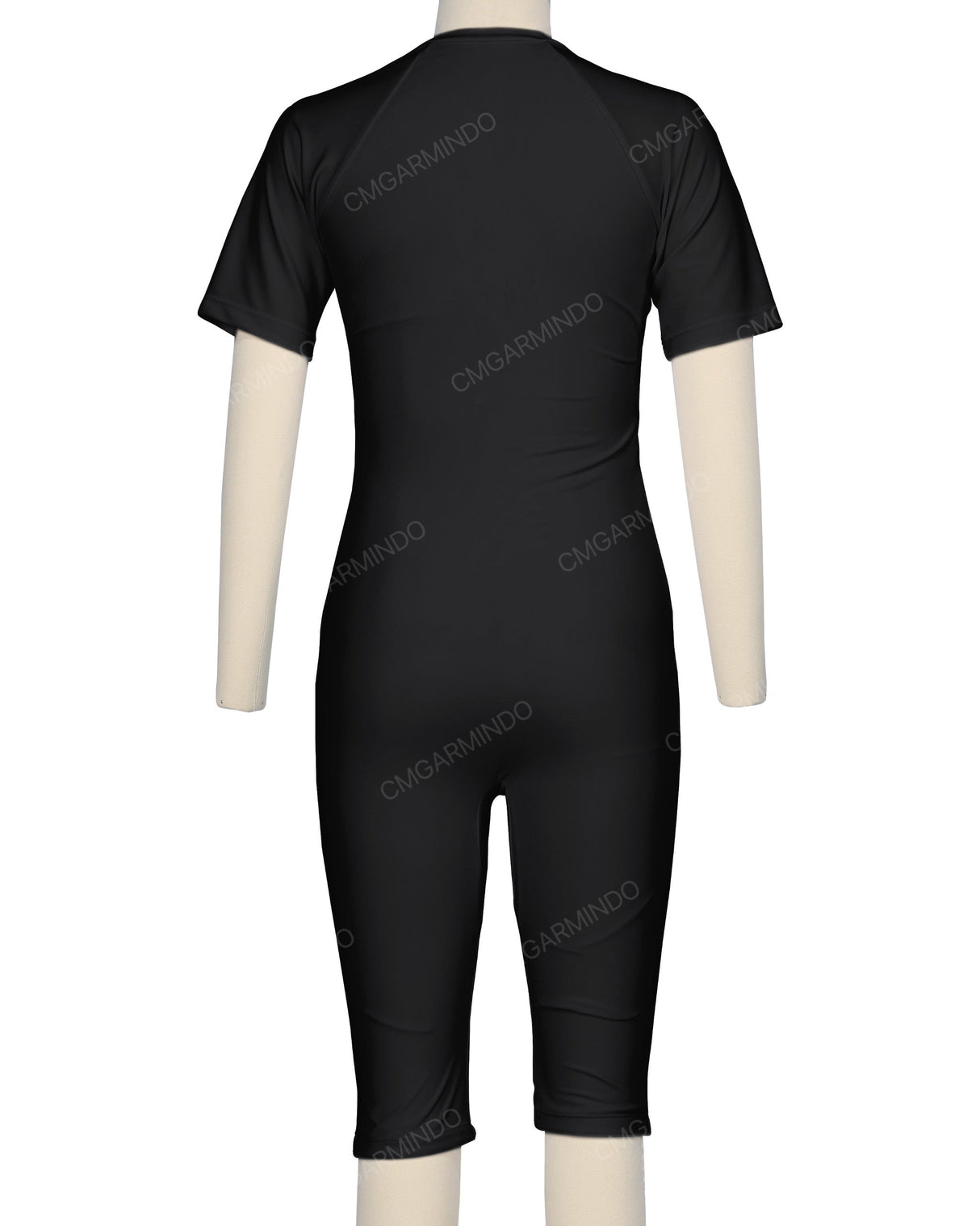 Short Sleeve Front Zip Full Piece Rashie