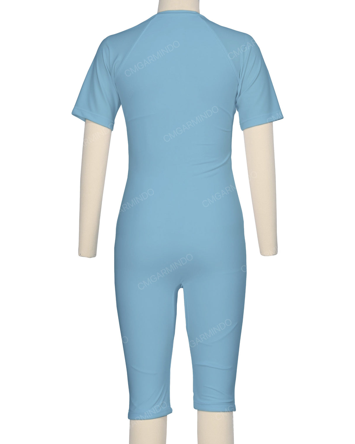 Short Sleeve Front Zip Full Piece Rashie