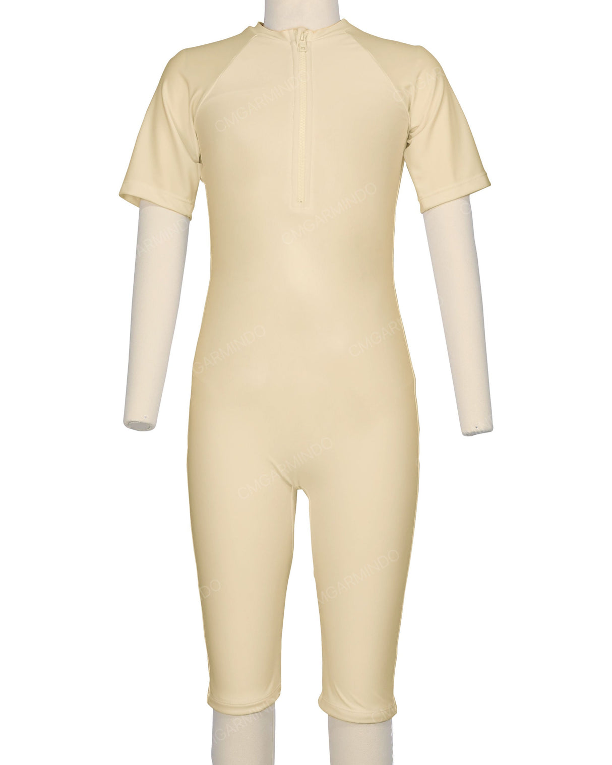 Short Sleeve Front Zip Full Piece Rashie