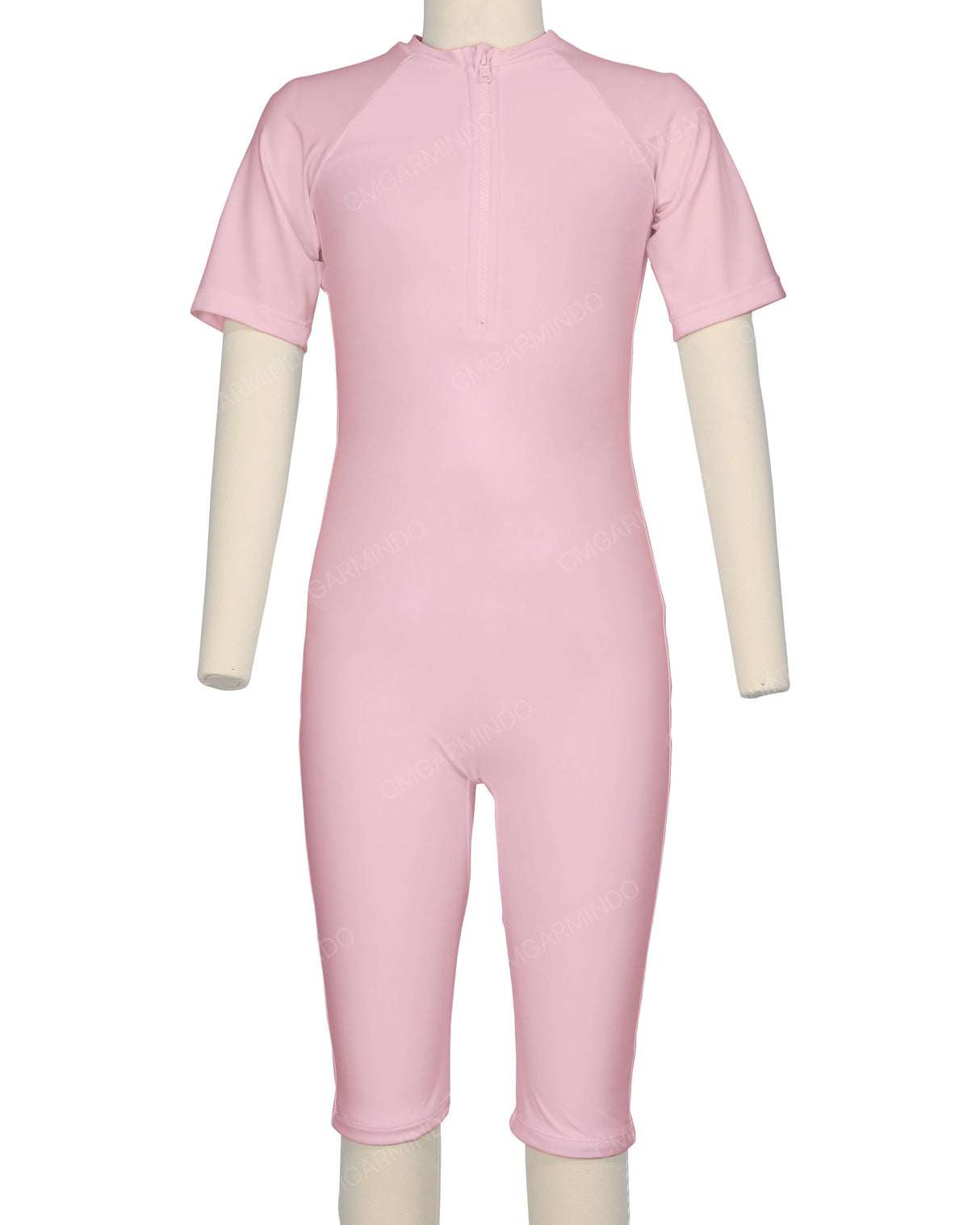 Short Sleeve Front Zip Full Piece Rashie